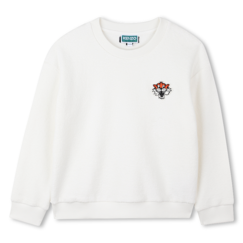 Sweatshirt polar com look felpudo KENZO KIDS 
                        BOY