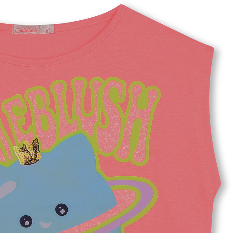 T-shirt larga estampada BILLIEBLUSH 
                    GIRL