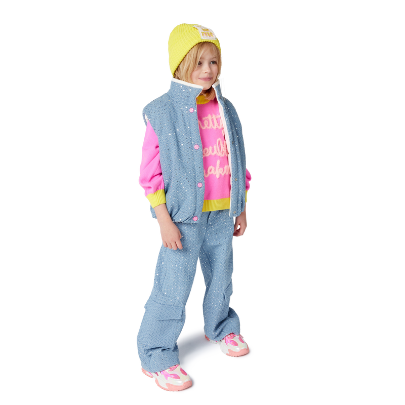 Jaqueta sem mangas BILLIEBLUSH 
                    GIRL