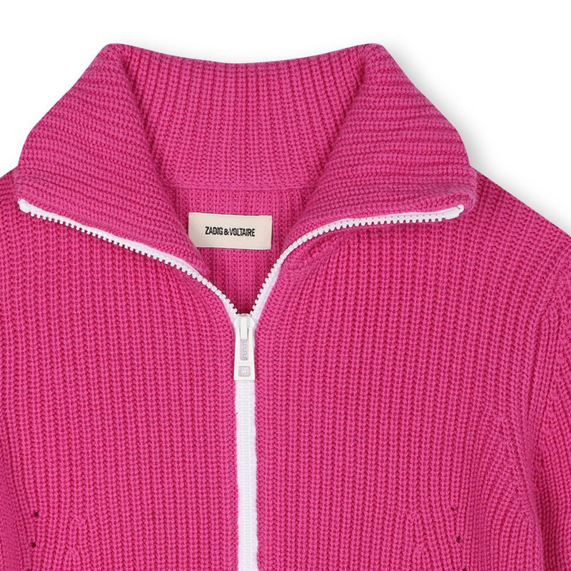 Cardigã de lã com fecho ZADIG & VOLTAIRE 
                    GIRL