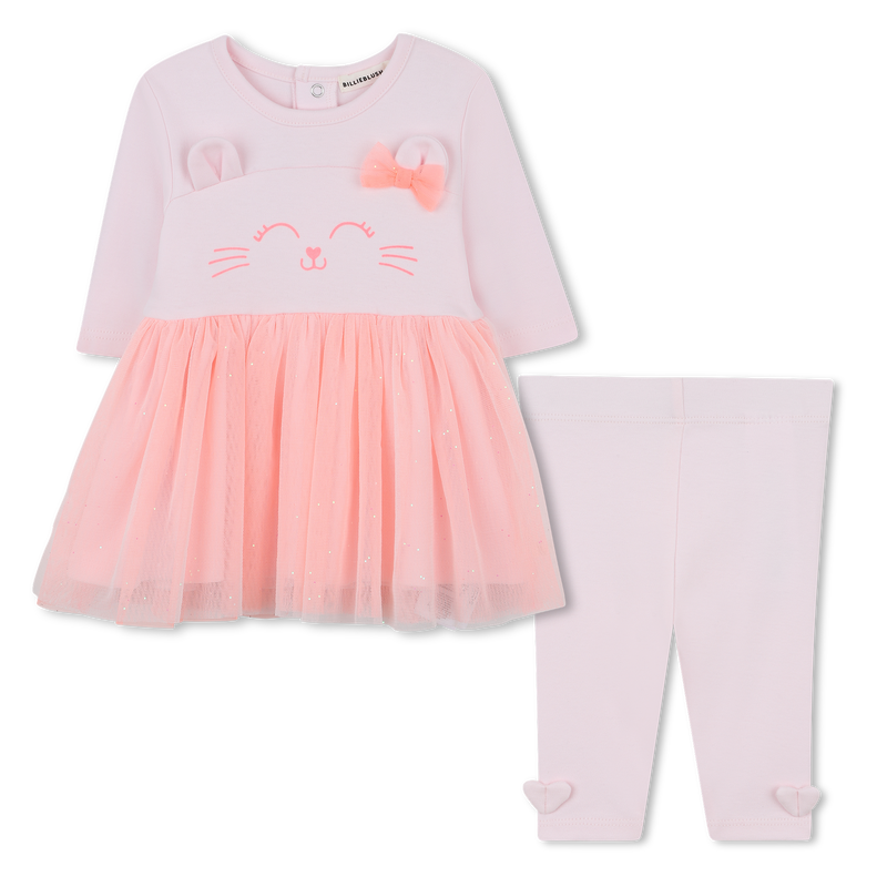 Conjunto de vestido e leggings BILLIEBLUSH 
                    GIRL