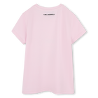 T-shirt com estampa KARL LAGERFELD KIDS 
                    GIRL