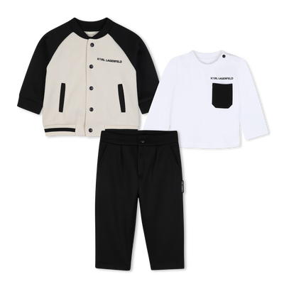 Conjunto de moletom KARL LAGERFELD KIDS MENINO