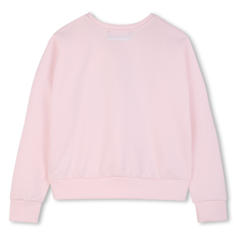 MAXI SWEATSHIRT ESTAMPADO KARL LAGERFELD KIDS 
                        GIRL