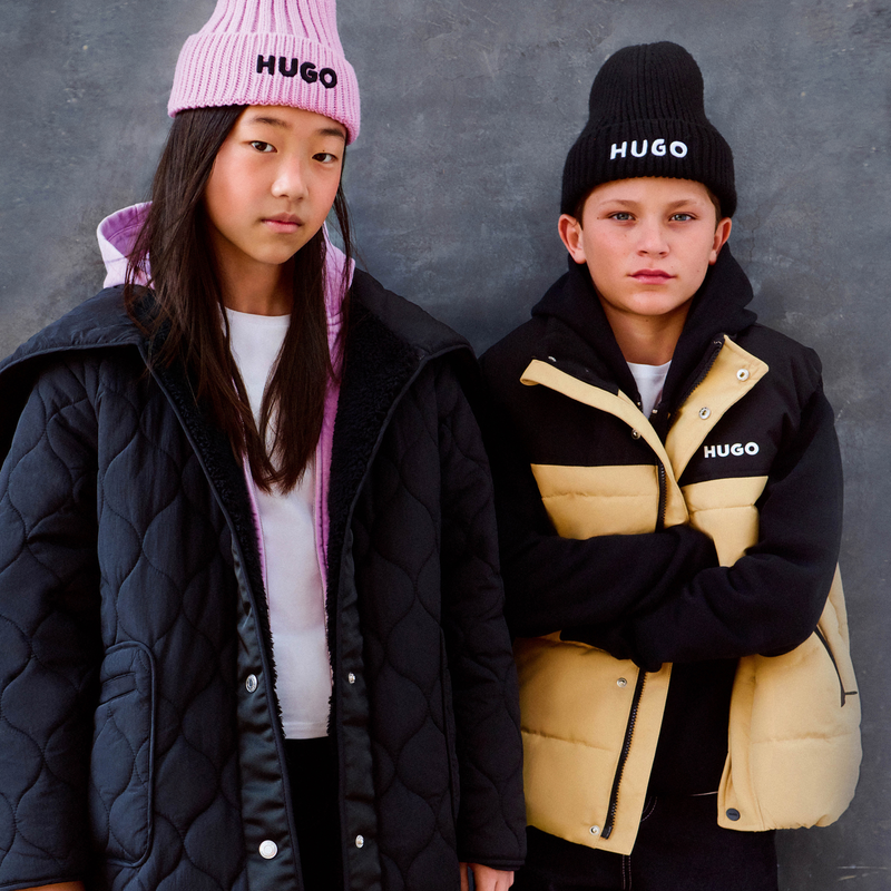 Parka comprida com capuz HUGO 
                    GIRL