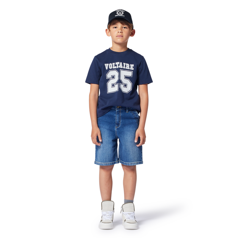 Bon&eacute; com estampado e velcro ZADIG & VOLTAIRE 
                        BOY