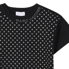 Vestido manga curta com strass MARC JACOBS 
                    GIRL