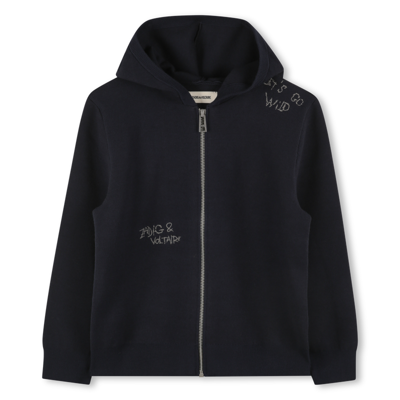 Cardigan de malha com capuz ZADIG & VOLTAIRE 
                    BOY