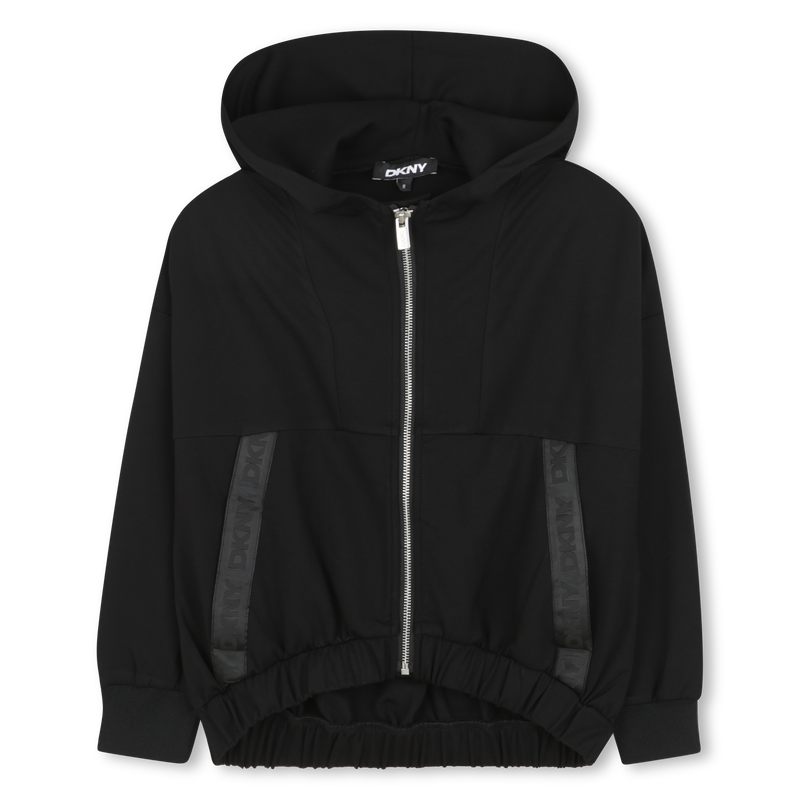 Cardigan com capuz DKNY 
                    GIRL