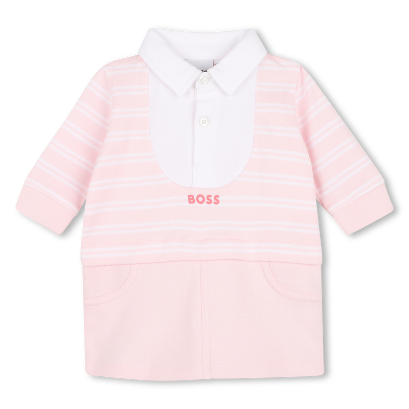 Vestido de mangas longas BOSS 
                        MENINA