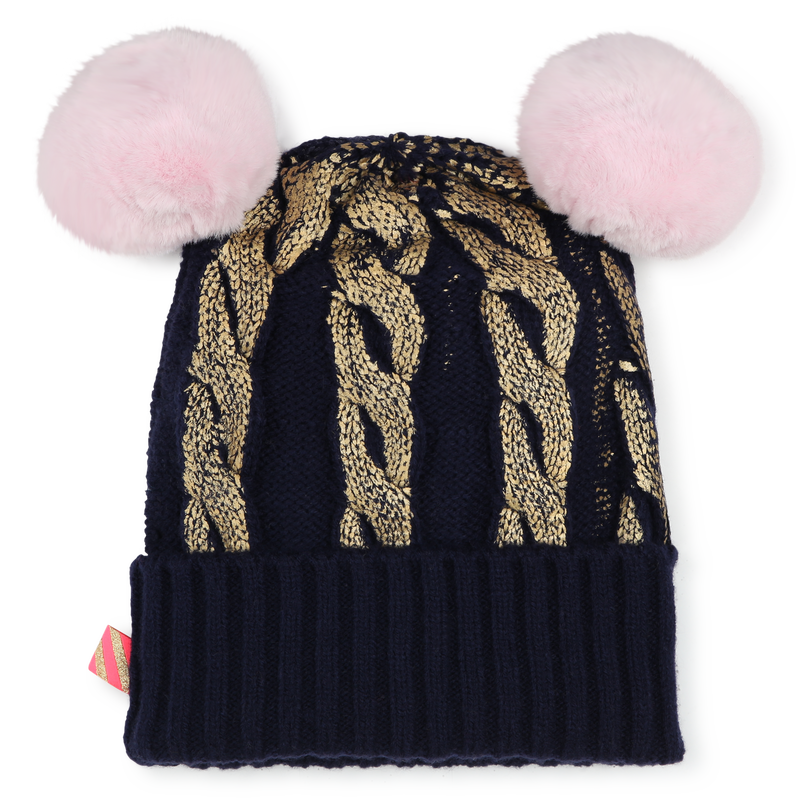 Gorro de pompons e entran&ccedil;ados BILLIEBLUSH 
                        GIRL