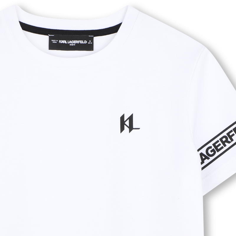 Camiseta de mangas curtas KARL LAGERFELD KIDS 
                        BOY