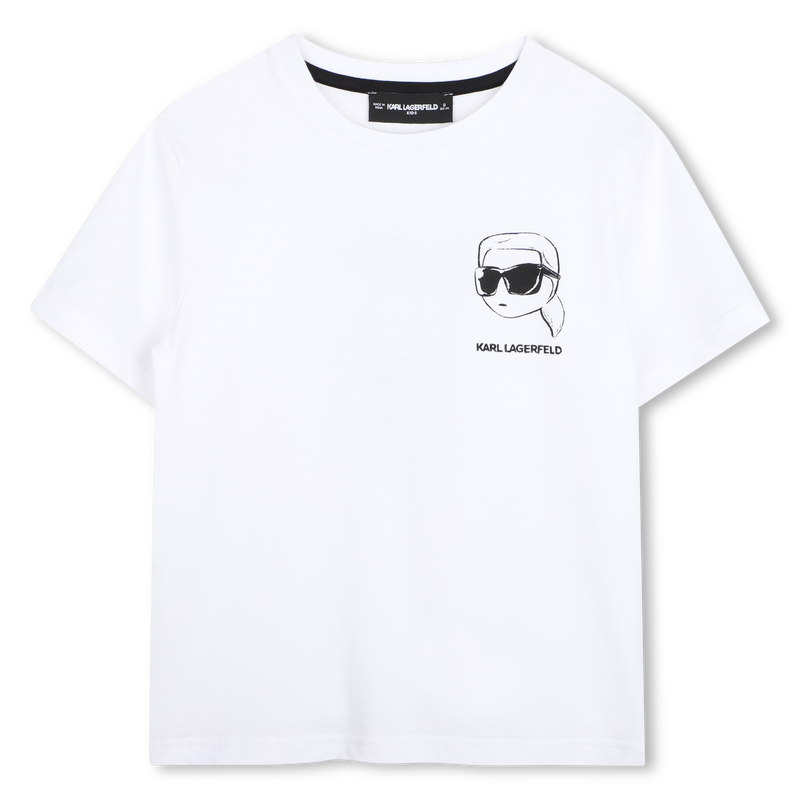 Camiseta de mangas curtas KARL LAGERFELD KIDS 
                        MENINO