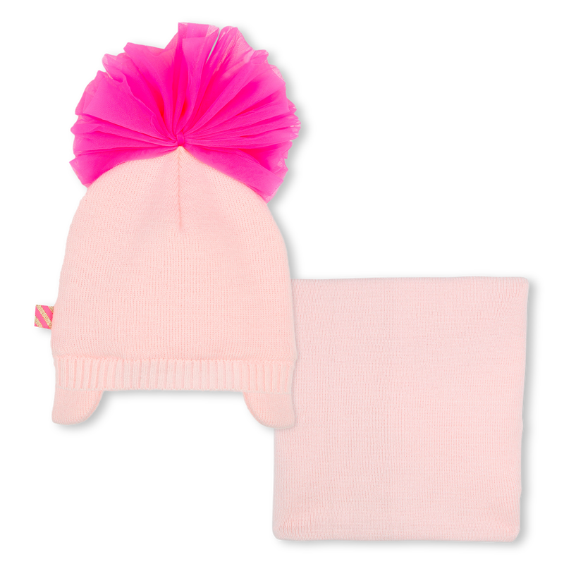 Conjunto de gorro e &eacute;charpe BILLIEBLUSH 
                        GIRL