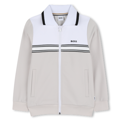 CAMISOLA DE JOGGING COM FECHO ZIP BOSS BOY