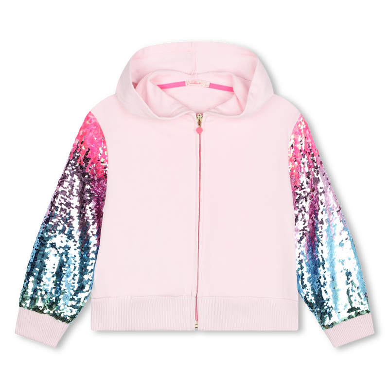 Cardigã em moletão com capuz BILLIEBLUSH 
                    GIRL