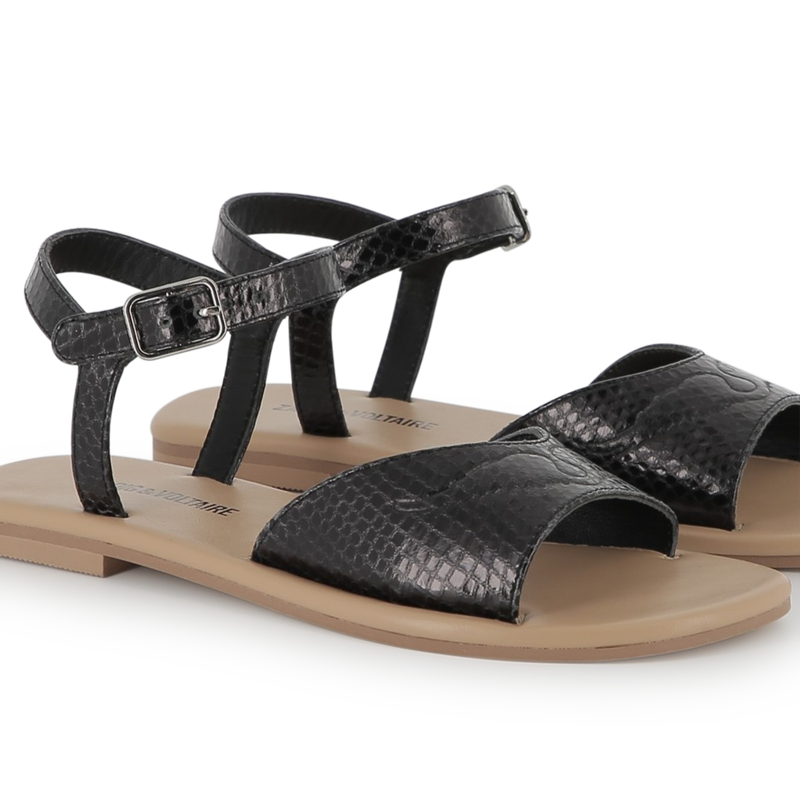 Buckled leather sandals ZADIG & VOLTAIRE 
                    GIRL