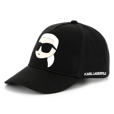 Bon&eacute; ajust&aacute;vel de algod&atilde;o KARL LAGERFELD KIDS GIRL