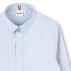 Camisa de algod&atilde;o lisa BOSS 
                    BOY
