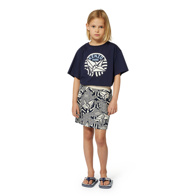 Saia em molet&atilde;o KENZO KIDS GIRL