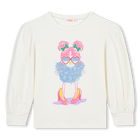 T-shirt de mangas compridas, MARFIM, hi-res