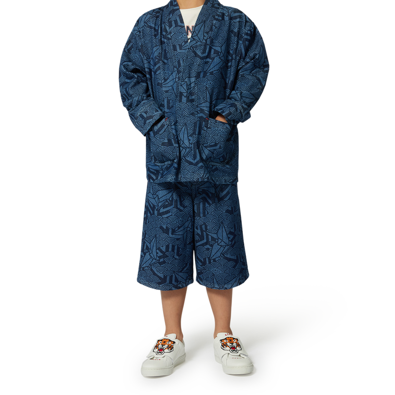 Casaco de ganga estampado KENZO KIDS 
                        UNISSEX