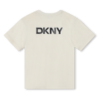 T-shirt manga curta em algod&atilde;o DKNY 
                    UNISSEXO