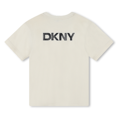 T-shirt manga curta em algod&atilde;o DKNY UNISEX