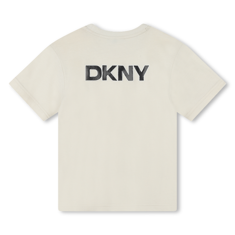 T-shirt manga curta em algod&atilde;o DKNY 
                        UNISEX