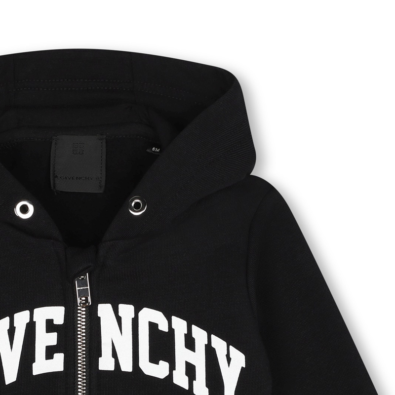 Cardigã de moletão com capuz GIVENCHY 
                    BOY