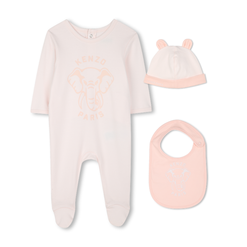 Pijama + chapéu + conjunto babador KENZO KIDS 
                    UNISEX
