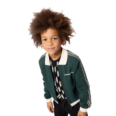 Cardigan esportivo KARL LAGERFELD KIDS BOY