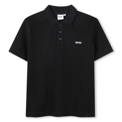 Cotton Logo Polo BOSS BOY