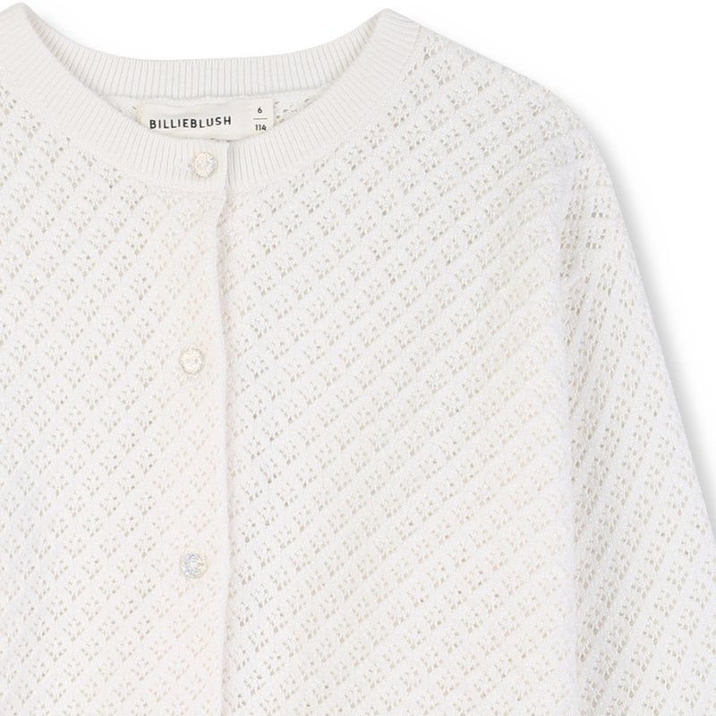 OPENWORK TRICOT CARDIGAN BILLIEBLUSH 
                        GIRL