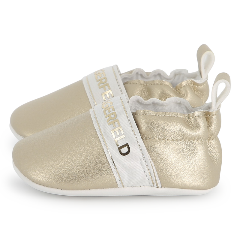 Chinelos em tecido revestido KARL LAGERFELD KIDS 
                    GIRL