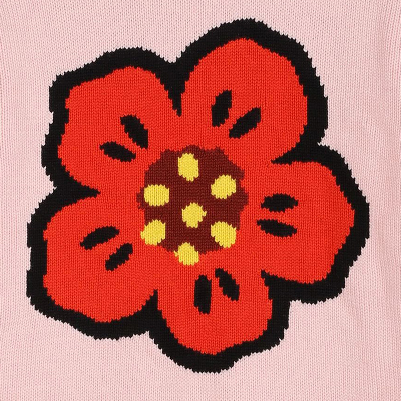 Jacquard Knitted Dress KENZO KIDS 
                    GIRL