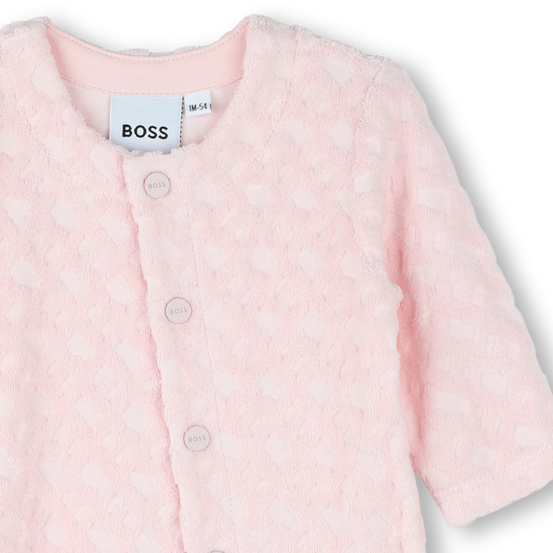 Pijama estampado com monograma BOSS 
                    GIRL