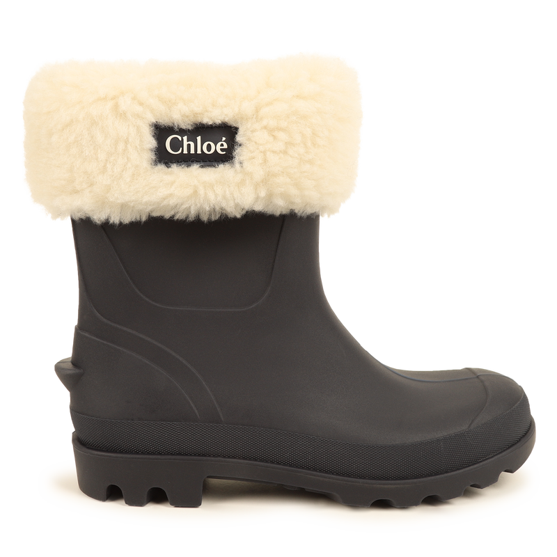 Fleece-Topped Rain Boots CHLOE 
                    GIRL