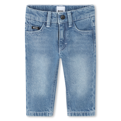 Five-Pocket Cotton Jeans BOSS BOY