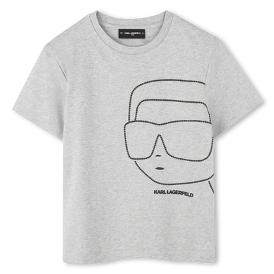 T-shirt de manga curta KARL LAGERFELD KIDS BOY