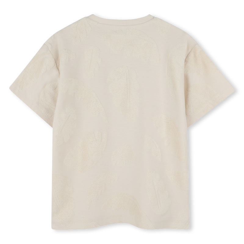 T-shirt em felpa de algod&atilde;o KENZO KIDS 
                        BOY