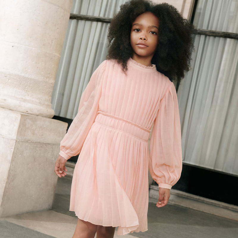 Vestido de cerimónia em lã CHLOE 
                    GIRL
