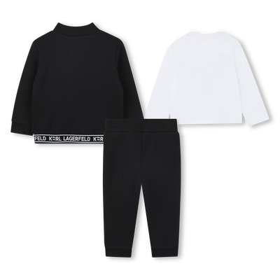 Conjunto de tr&ecirc;s pe&ccedil;as KARL LAGERFELD KIDS BOY