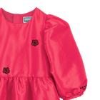Vestido de tafet&aacute; KENZO KIDS 
                    GIRL