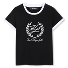 T-shirt de manga curta KARL LAGERFELD KIDS 
                    GIRL