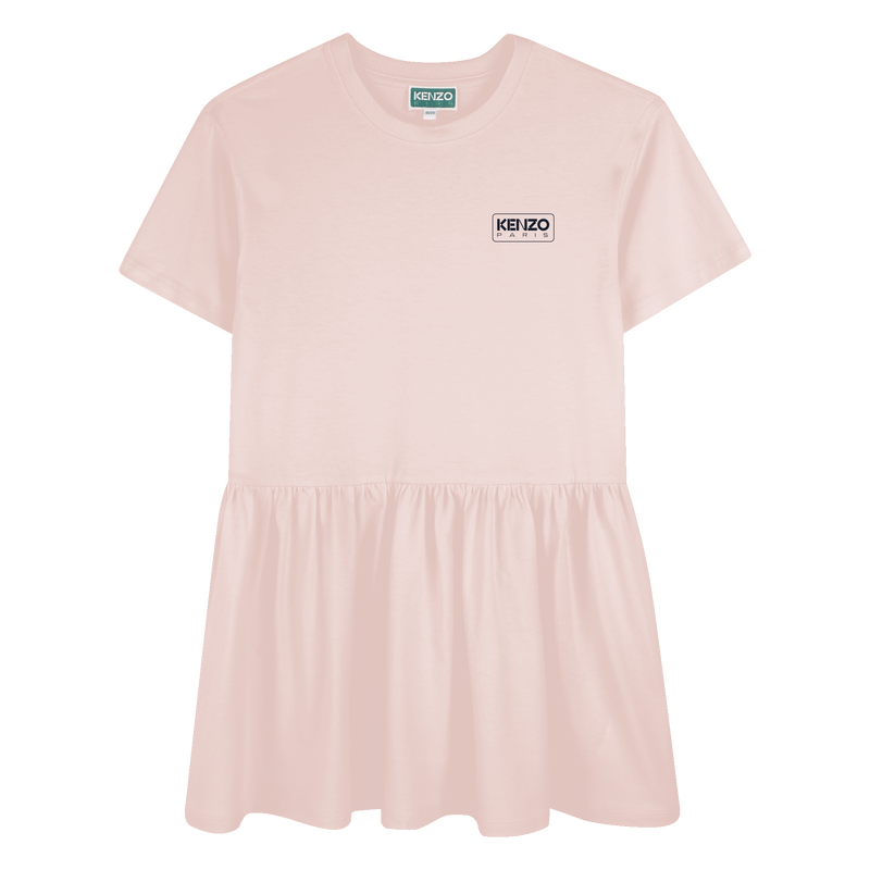 Vestido de manga curta KENZO KIDS 
                    GIRL