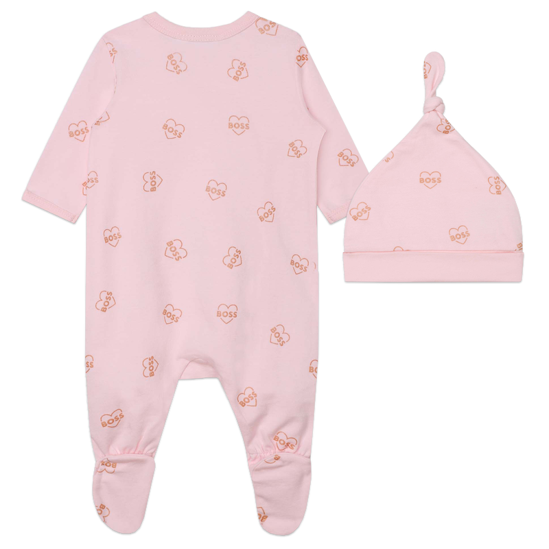 Pajamas and hat matching set BOSS 
                    GIRL