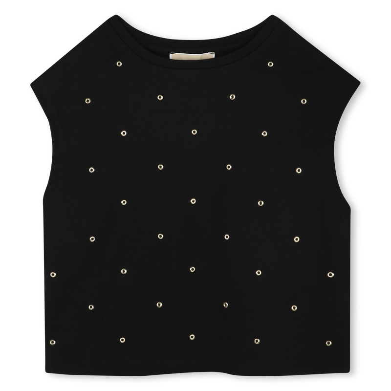 T-shirt de cerim&oacute;nia algod&atilde;o MICHAEL KORS 
                        GIRL