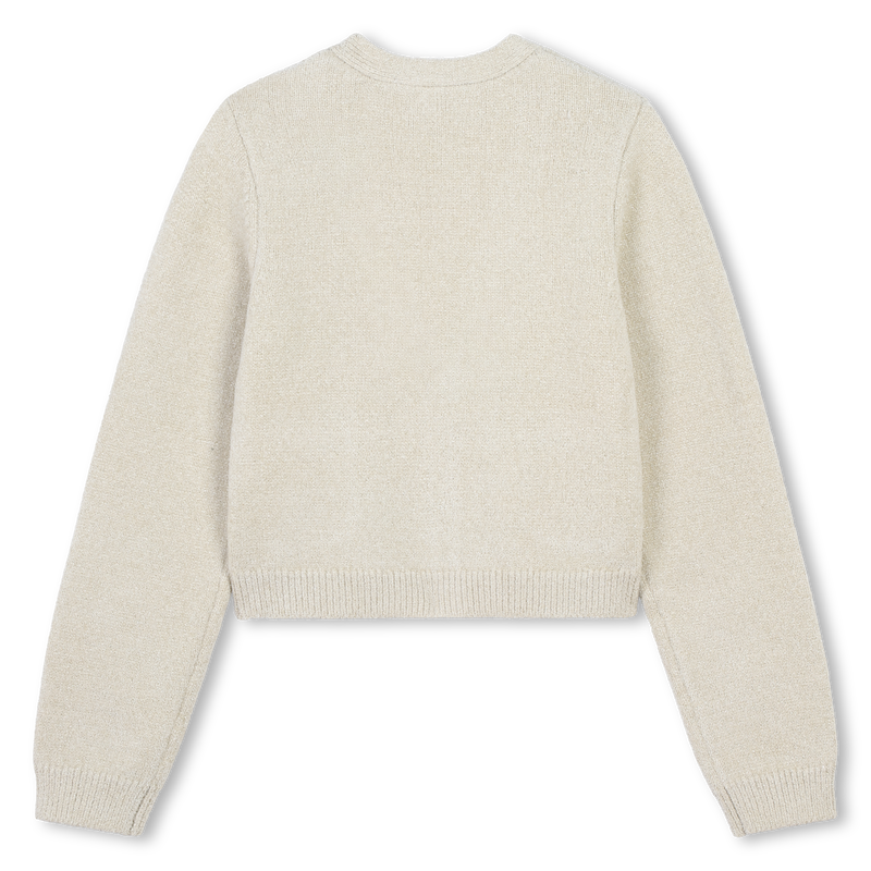 Cardig&atilde; de malha com bot&otilde;es MICHAEL KORS 
                        GIRL