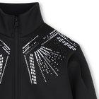 Cardigan de gola alta KARL LAGERFELD KIDS 
                    GIRL